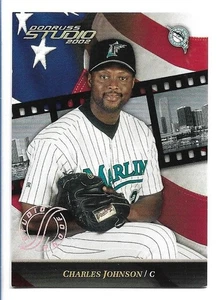 Charles Johnson 2002 Donruss Studio Proof #39 #065/100 - Florida Marlins - Picture 1 of 2