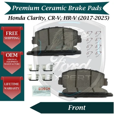 Bosch OEM Front Ceramic Brake Pads Kit For 2017-2025 Honda Clarity CR-V HR-V - Image 1 of 4