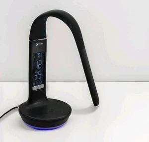 Ottlite Model B1FSB LED Date Time Temp Flexible Charging Station Desk Lamp - Picture 1 of 11