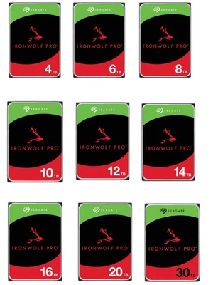 Seagate IronWolf Pro NAS HDD 4TB-30TB 7200RPM Enterprise SATA 5Yr Warranty CMR - Image 1 of 4