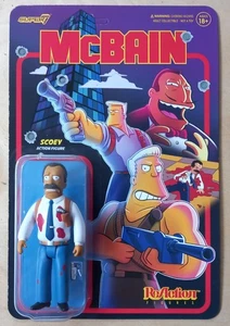 The Simpsons - McBain ReAction / Super7 Action Figure - Scoey - Picture 1 of 5