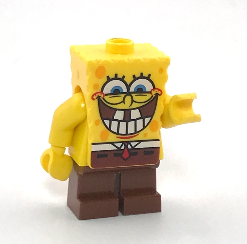 LEGO Bob Esponja Pantalones Cuadrados Minifigura Sonrisa con Parte Inferior Foto 1 de 4