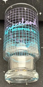 Vintage Drinking Glass Souvenir "Graceland" Memphis TN 5.5" 1980's - Picture 1 of 6