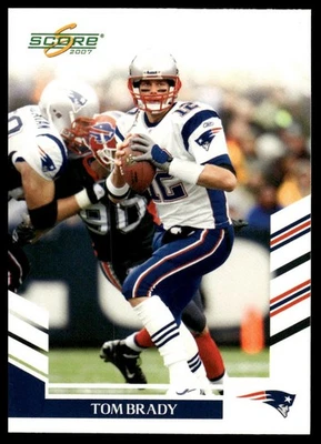 2007 Score #155 Tom Brady - Image 1 of 2