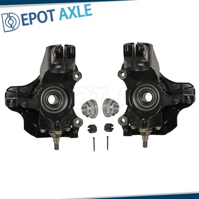 Pair Front LH & RH Steering Knuckle & Hub Bearing for Ram ProMaster 2014 - 2020 - Image 1 of 4