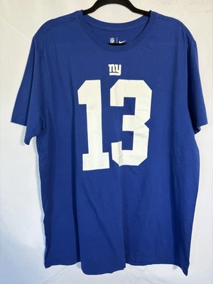 Camiseta Nike Equipo NFL Ropa Talla 2XL NY Giants #13 Odell Beckham Jr Foto 1 de 4