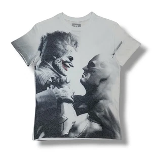 Marc Ecko Unltd Joker Batman DC Comics Dark Knight White Gray T-Shirt Men's S - Picture 1 of 8