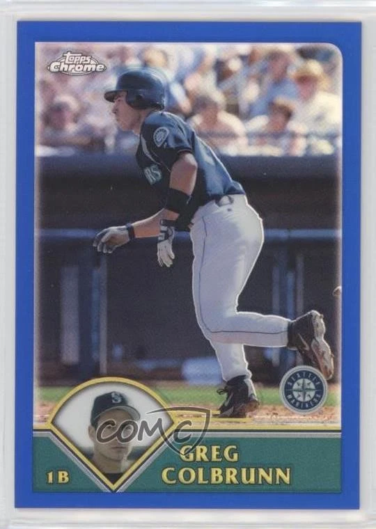 2003 Topps Chrome Traded & Rookies Refractor Greg Colbrunn #T77 - Image 1 of 2