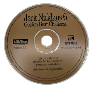 Jack Nicklaus 6 Golden Bear Challenge PC Videospiel Windows 95/98 nur Disc - Bild 1 von 2
