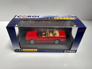 corgi vanguard 1/43 va 13700 bmw e30 alpina c2 5 convertable red - Picture 1 of 8