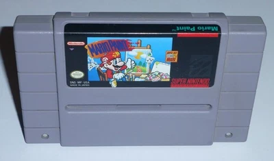 MARIO PAINT - Juego Super Nintendo SNES (Auténtico), Probado y Funcionando Foto 1 de 2