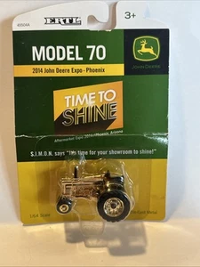 John Deere Phoenix 14 Expo ERTL 1/64 DieCast Metal Model 70 Gold Edition Tractor - Picture 1 of 6