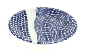 Plato de cena pequeño Zara de cerámica polaca rosa azul - Imagen 1 de 1