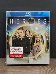Heroes: Season 3 (Blu-ray, 2008) Brand New, Factory Sealed - Superhero - Picture 1 of 7