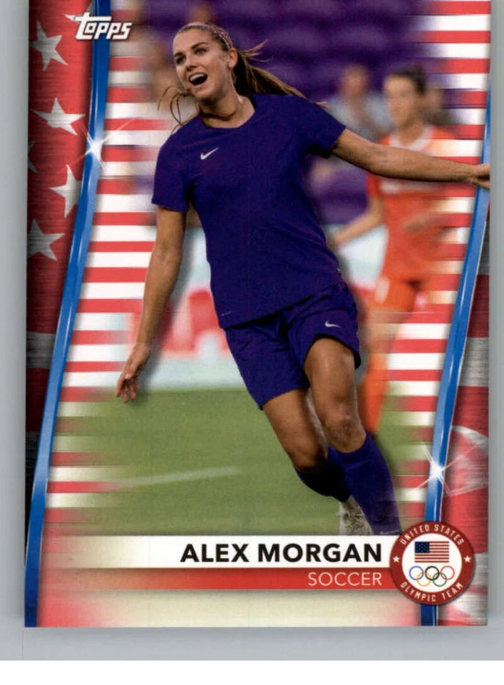 2021 Topps US Olympics and Paralympics US Flag Parallels Pick List - Image 1 of 1