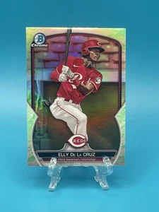 2023 Bowman Chrome Prospects Elly De La Cruz #BCP-65 Lunar Glow Refractor - Picture 1 of 2