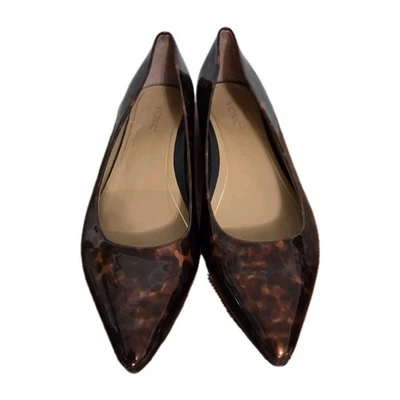 Vionic Lena Tort Flats Pointed Toe Women's Size 10M Tortoise Business  - Image 1 of 4