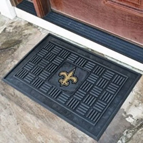 New Orleans Saints Door Mat 19x30 Medallion - Image 1 of 1