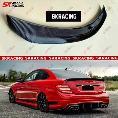 Alerón trasero de fibra de carbono real para Mercedes Benz W204 C250 2008-2012 Foto 1 de 4