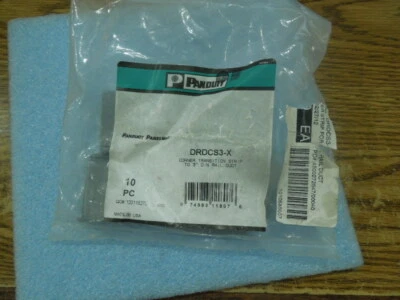 Panduit: Tiras de transición de esquina DRDCS3-X sssTo riel DIN de 3". Pack de 10.  Nuevo Antiguo  Foto 1 de 3