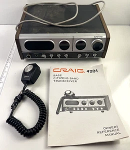 CRAIG - Model 4201 - TRANSCEIVER - Made in JAPAN See Description - Picture 1 of 20