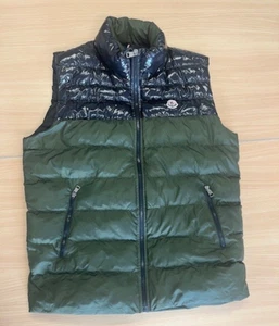 Moncler Green & Black Down Gilet B11 001 - Picture 1 of 5