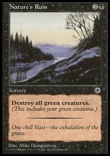 Magic the Gathering MTG Nature's Ruin (103) Portal   NM