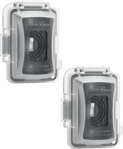 Bates Weatherproof Electrical Outlet Cover – 2-Pack, 1-Gang Outdoor Plug Cover, - Picture 1 of 9