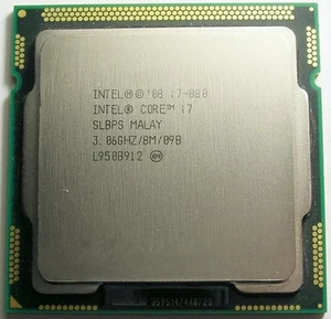 Intel Core i7 Quad Core i7-880 3.06GHz / 8MB Socket LGA1156 SLBPS Processor - Picture 1 of 1