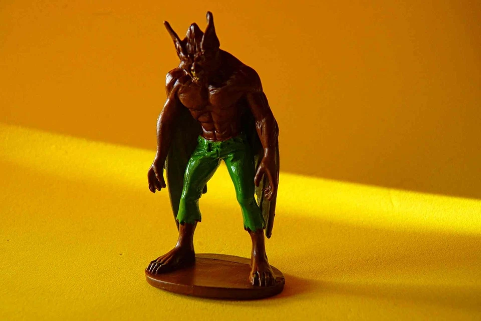 MAN-BAT, MINIATURE FIGURINE, 2.16" TALL, SHARP DETAILS - Image 1 of 4