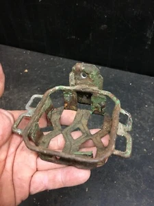 Vintage Metal Wall Mount Soap Dish/ Holder 2.5in x 2 3/4in x 1in - Picture 1 of 5