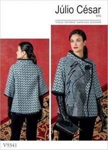Vogue Misses' Jacket by Julio Cesar NYC, V9341 Size Y (Xsm - Sml - Med) - Picture 1 of 6