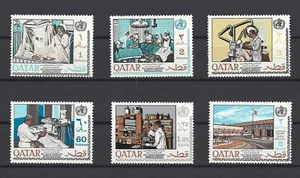 Estampillas Qatar 1968 aniversario de la Organización Mundial de la Salud OMS **, dentista médico - Imagen 1 de 1