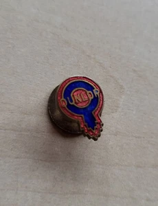 Vintage enamel DUNLOP Tyres Tires enamel buttonhole lapel badge - Picture 1 of 4