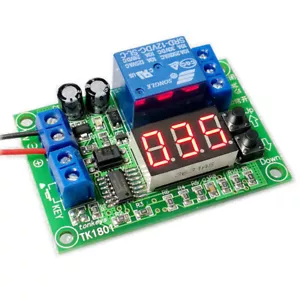 DC 12V 24V Digital LED Trigger Countdown Timer Delay Turn Off Time Relay Switch - Picture 1 of 10