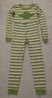 Hanna Andersson Yoda Star Wars Green Stripe Soft Organic Pajamas 140 cm US 10 PJ