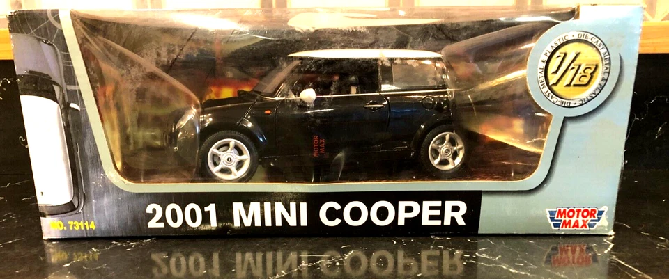 MOTOR MAX 2001 MINI COOPER  DIE-CAST 1/18 SCALE N0. 73114  NIB - Image 1 of 4