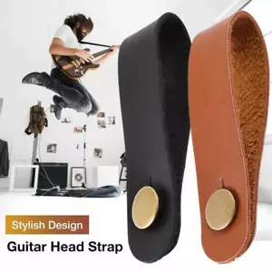 1/4X Guitar Neck Strap Button String Headstock Tie For Acoustic Electric Ukulele - Foto 1 di 15