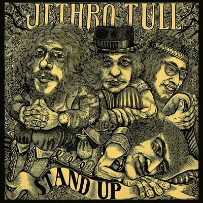 JETHRO TULL Stand Up BANNER HUGE 4X4 Ft Fabric Poster Tapestry Flag NEW - Image 1 of 2