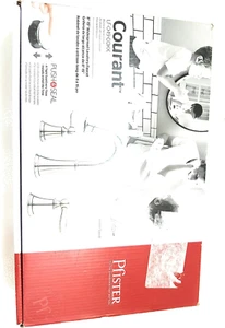 Price Courant breite 2-Griff Badarmatur in Nickel gebürstet - Bild 1 von 2