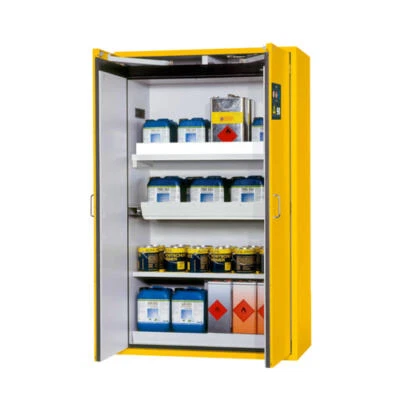 ASECOS Gefahrstoffschrank Typ 90 / ca. 2 x 1,2 x 0,6 m (HxBxT) / mit Fachböden