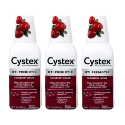 3 Pack - Cystex Urinary Health Cranberry Flavor 7.6oz Each - Image 1 of 4