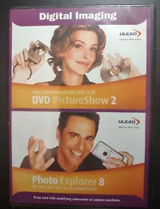 ULead DVD PictureShow 2.  PLUS Photo Explorer 8.  CD Software. New,  Sealed. - Picture 1 of 3