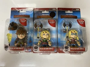 How To Train Your Dragon Astrid Night Hiccup Action Vinyls Loyal Subjects Lot - Picture 1 of 1