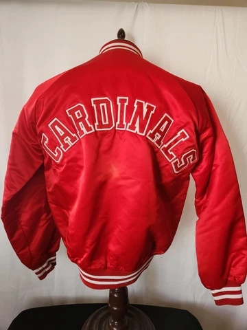 🚨🔥Vintage Chalk Line M St. Louis Cardinals Starter Style Spellout Jacket EUC! Cover