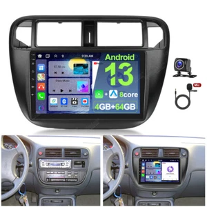 For 1996-2001 Honda Civic Android 13.0 Carplay Car Stereo Radio 4G+64G GPS DSP - Bild 1 von 24
