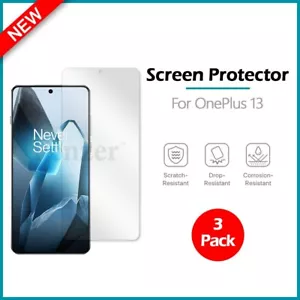 3-Pack LCD Ultra Clear HD Screen Protector for Android Phone OnePlus 13 - Picture 1 of 4