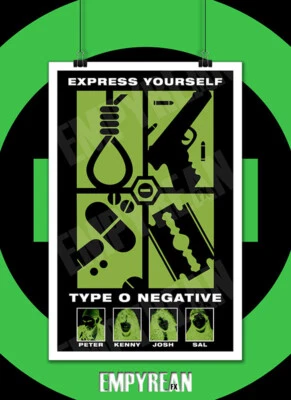 Type O Negative Origin Of The Feces Express Yourself Poster Art Print