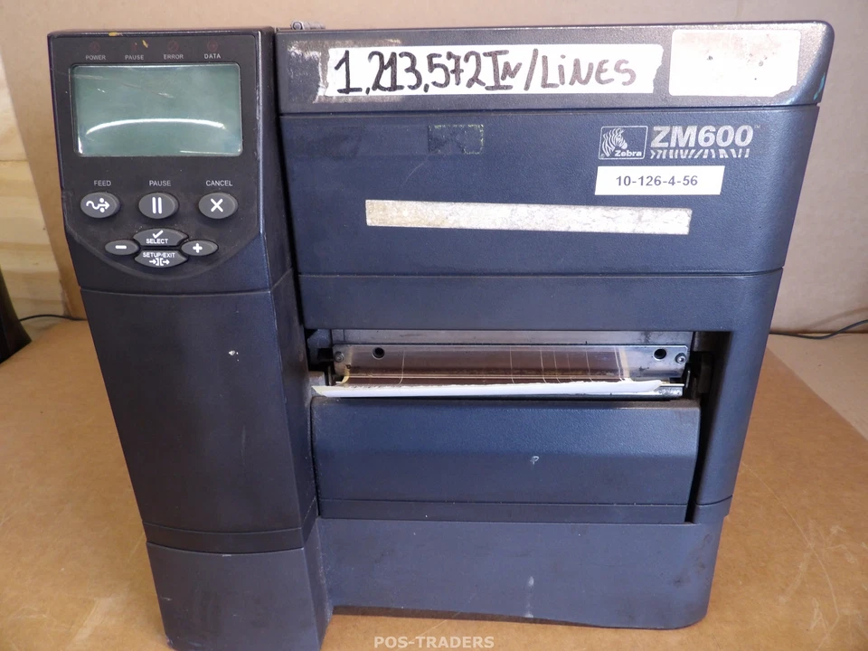 Zebra ZM600 Thermal Label Printer 300dpi ZM600-300E-0000T - 1,213,572 IN / LINES - Bild 1 von 4
