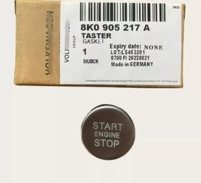OEM New Engine Start / Stop Switch Button For Audi A4 A5 Q5 S4 S5 8K0905217A - Image 1 of 4